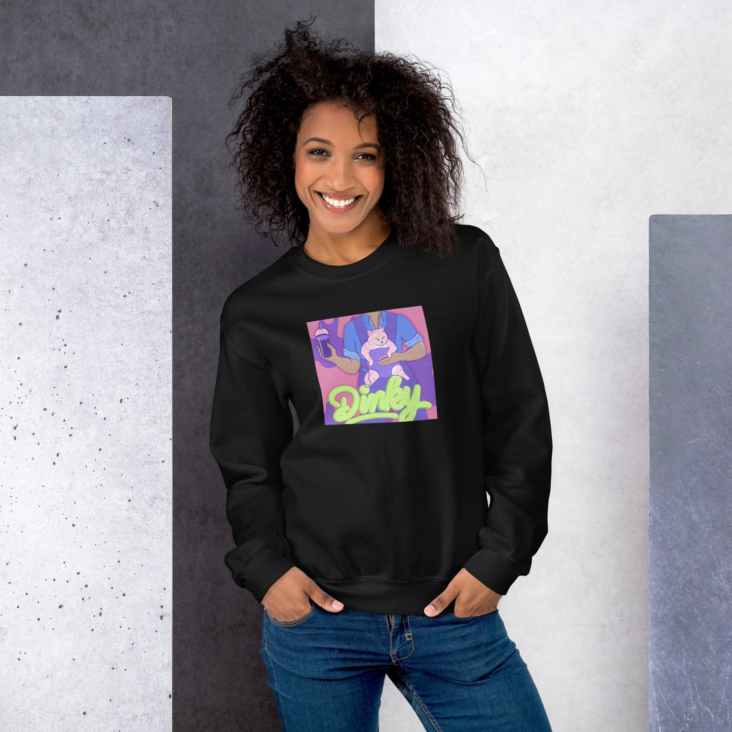 Dinky Cat Unisex Sweatshirt