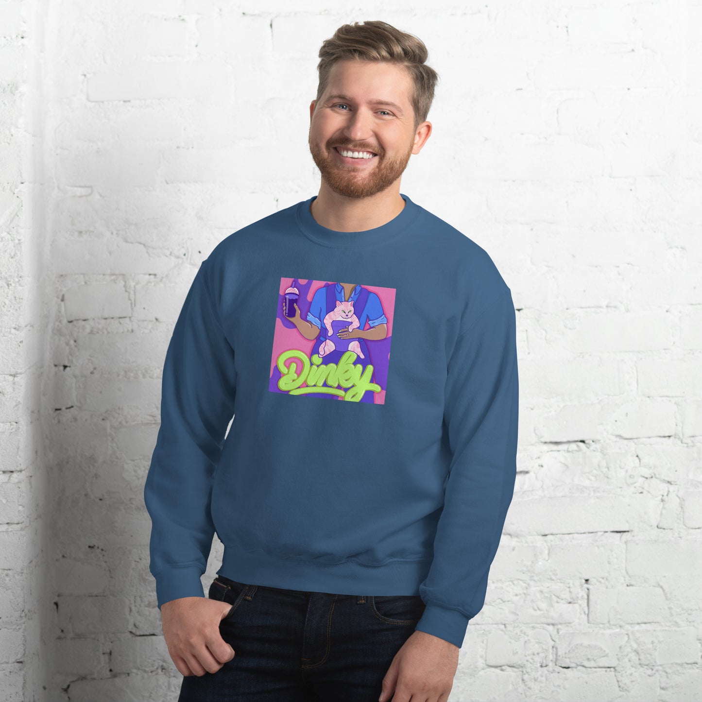 Dinky Cat Unisex Sweatshirt