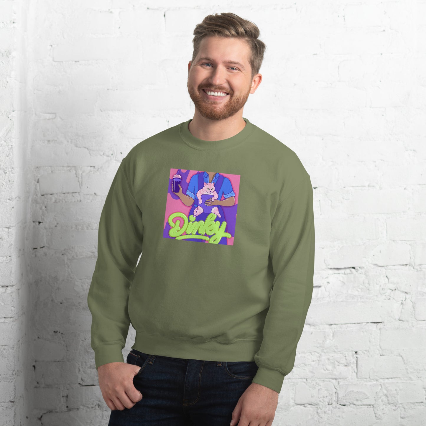 Dinky Cat Unisex Sweatshirt