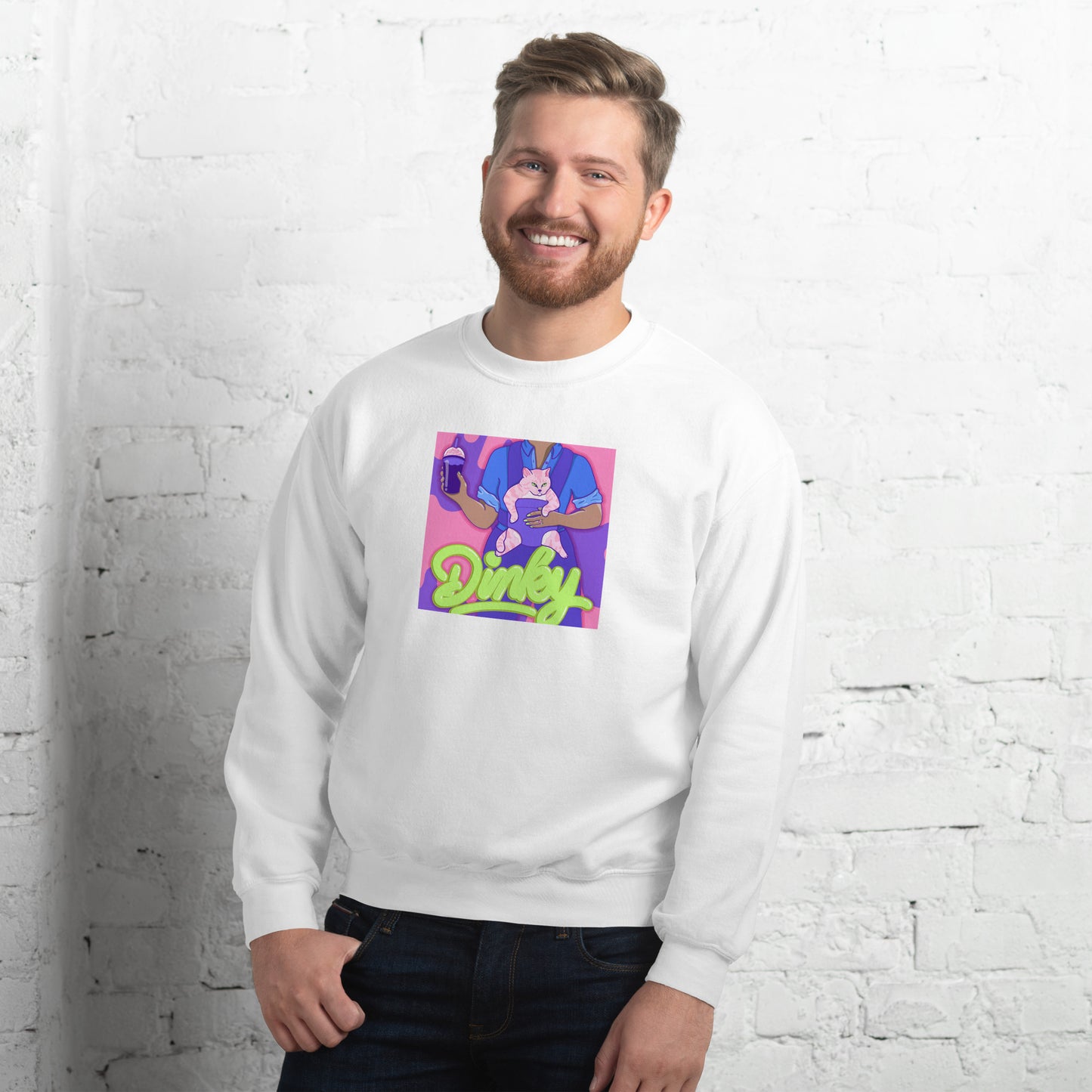 Dinky Cat Unisex Sweatshirt